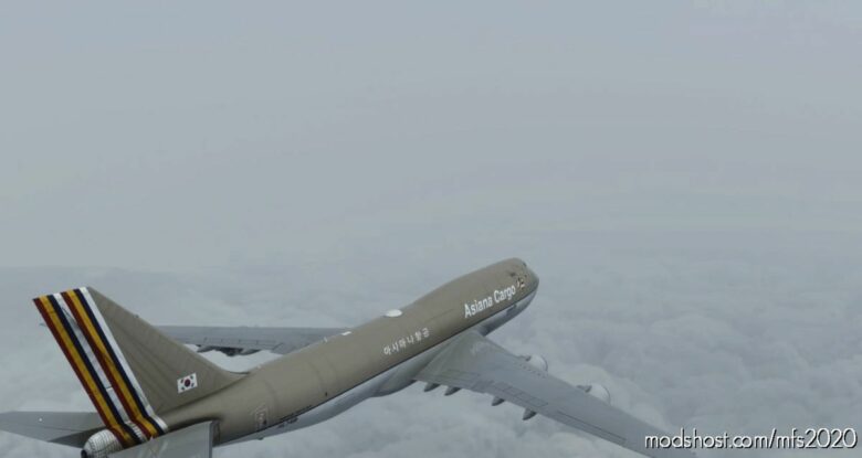 MSFS 2020 747-8 Livery Mod: Asobo 747-8 BCF Asiana Cargo OLD NO Mirroring (Featured)