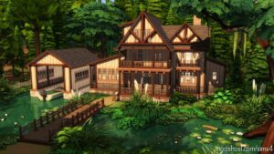 Sims 4 Mod: Lake House – NO CC (Featured)