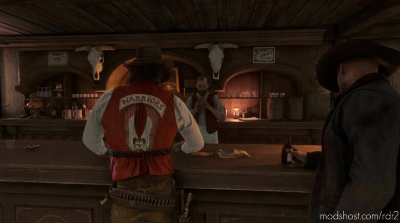 RDR2 Mod: The Warriors (Movie) Vest – Buckskin Retexture (Featured)