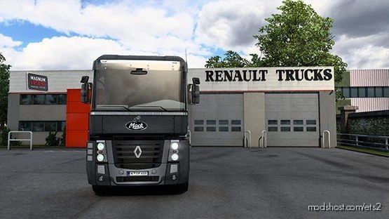 ETS2 Renault Sound Mod: Magnum Mack V8 E9 Open Pipe (Featured)