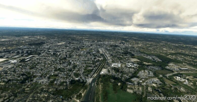 MSFS 2020 France Scenery Mod: Vannes Downtown – Centre Ville DE Vannes (Featured)