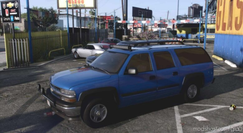 GTA 5 Chevrolet Vehicle Mod: 2001 Chevrolet Suburban (Featured)