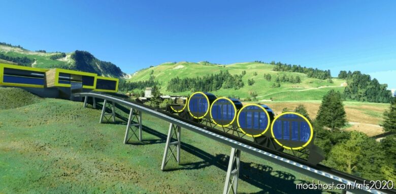 MSFS 2020 Switzerland Scenery Mod: Functional Funicular Railway “Stoosbahn” (Featured)