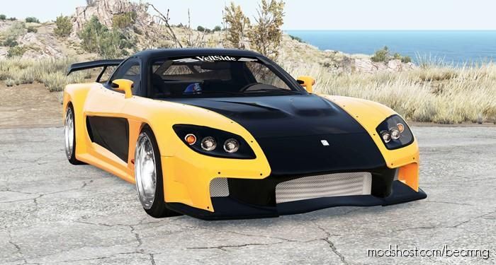 BeamNG Mazda Car Mod: RX-7 Veilside Fortune V2.0 (Featured)