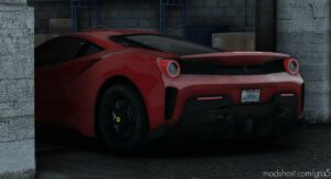 GTA 5 Ferrari Vehicle Mod: 488 Pista 2019 (Image #9)