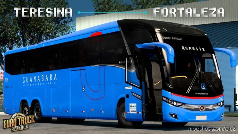 ETS2 Standalone Bus Mod: MARCOPOLO G7 1200 EURO 6 1.40 - 1.41 (Featured)