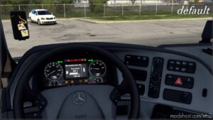 ETS2 Interior Mod: Dashboard Lights Mercedes Actros 2009 Pack V2.0 (Featured)