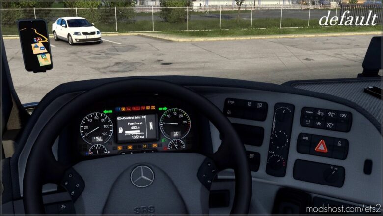 ETS2 Interior Mod: Dashboard Lights Mercedes Actros 2009 Pack V2.0 (Featured)