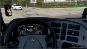 ETS2 Interior Mod: Dashboard Lights Mercedes Actros 2009 Pack V2.0 (Image #5)