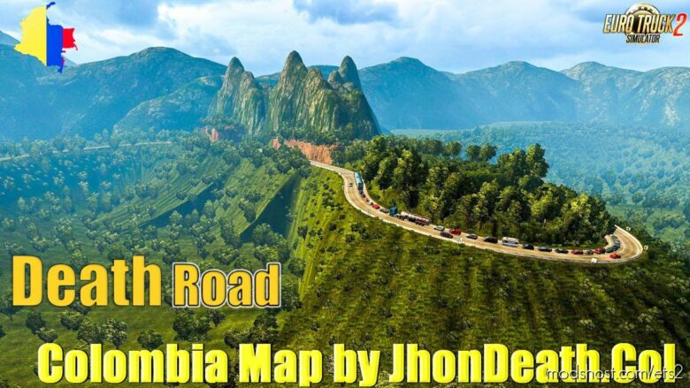 ETS2 Mod: NEW Colombia Map By JhonDeath – 1.41.X (Featured)