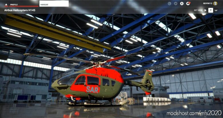 MSFS 2020 Livery Mod: Bundeswehr – LUH SAR – H145M (BK-117D2) V2.0 (Featured)