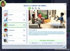 Sims 4 Mod: Active Photographer Career (Featured)