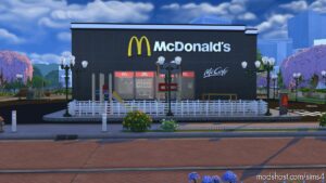 Sims 4 House Mod: MCDonald’s Restaurant (Image #5)