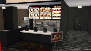 Sims 4 House Mod: MCDonald’s Restaurant (Image #12)