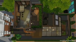 Sims 4 Mod: Industrial Loft / Penthouse – NO CC (Image #5)