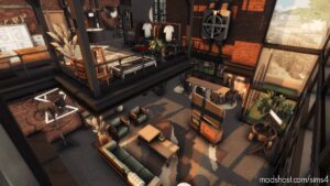 Sims 4 Mod: Industrial Loft / Penthouse – NO CC (Image #14)