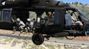 GTA 5 Vehicle Mod: MH-60L Black Hawk “Battle Of Mogadishu” (Image #2)