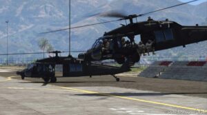 GTA 5 Vehicle Mod: MH-60L Black Hawk “Battle Of Mogadishu” (Image #4)