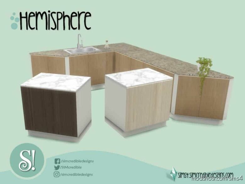 Sims 4 Interior Mod: Hemisphere Counter (Featured)