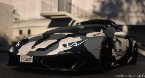 GTA 5 Lamborghini Vehicle Mod: Huracan Mansory DTM (Image #8)