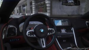 GTA 5 BMW Vehicle Mod: 2021 BMW M8 F91 Competition Convertible V2.0 (Image #5)