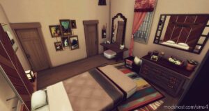 Sims 4 House Mod: Craftsman Cabin – NO CC (Image #2)