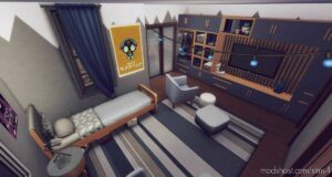 Sims 4 House Mod: Craftsman Cabin – NO CC (Image #10)