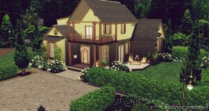 Sims 4 House Mod: Craftsman Cabin – NO CC (Image #11)