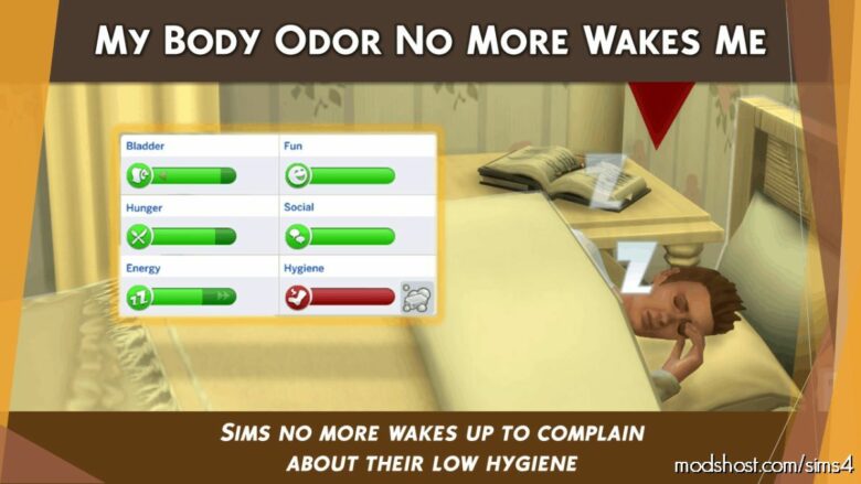 Sims 4 Mod: MY Body Odor NO More Wakes ME (Featured)