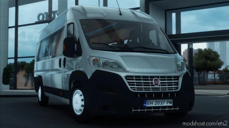 ETS2 Fiat Car Mod: Ducato 1.40 - 1.41 (Featured)