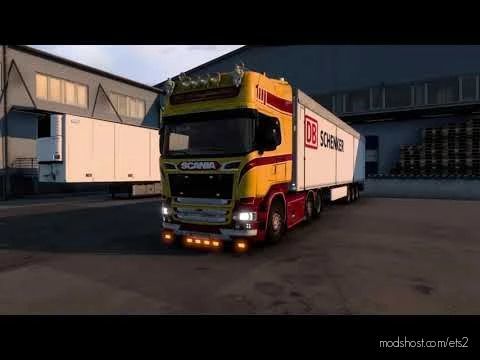 ETS2 Scania Sound Mod: V8 Open Pipe With FKM Garage Exhaust System (Featured)