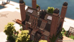 Sims 4 House Mod: OLD Factory (Community Garden) – NO CC (Image #16)