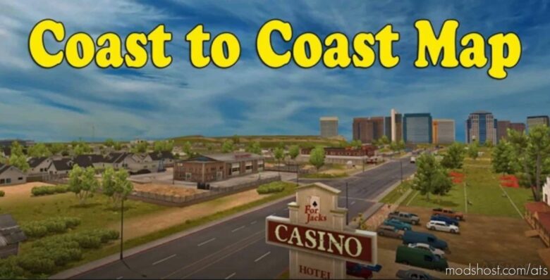 ATS Mod: Coast To Coast Map V2.12.0.3 (Featured)