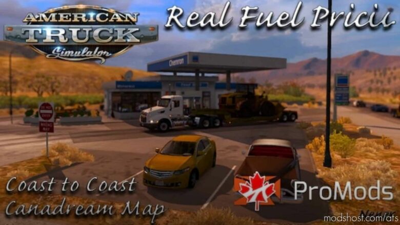 ATS Mod: Real Fuel Prices 07.09.2021 1.41 (Featured)