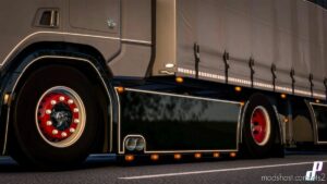 ETS2 Scania Part Mod: Sideskirt Sidepipe For Scania NG 1.41.X (Image #2)