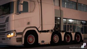 ETS2 Scania Part Mod: Sideskirt Sidepipe For Scania NG 1.41.X (Image #3)