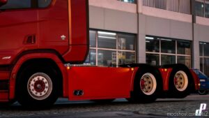 ETS2 Scania Part Mod: Sideskirt Sidepipe For Scania NG 1.41.X (Image #4)