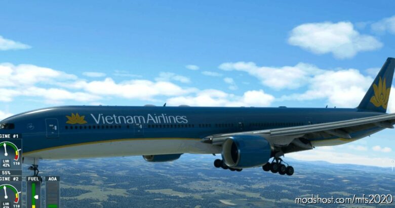 MSFS 2020 Vietnam Livery Mod: Airlines CS777-3 V1.2 (Featured)