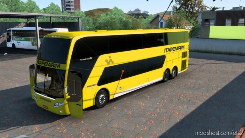 ETS2 Mod: Busscar Panoramico DD 2009 1.41.X (Featured)