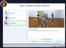 Sims 4 Mod: Dancer Career (Image #2)