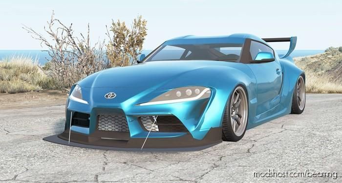 BeamNG Toyota Car Mod: GR Supra Pandem (A90) 2020 (Featured)