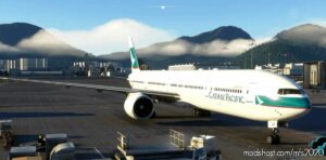 MSFS 2020 777-300ER Livery Mod: Cathay Pacific 777-300ER OC Ultra – Captain SIM (Image #2)