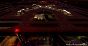 MSFS 2020 United States Airport Mod: Pittsburgh International ( Kpit ) Terminal & Tarmac Lighting Scenery Pack 03 V1.1 (Image #2)