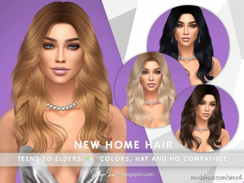 Sims 4 Mod: NEW Home Hair (Featured)