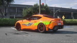 GTA 5 Toyota Vehicle Mod: 2020 Toyota Supra A90 V2.5 (Image #2)