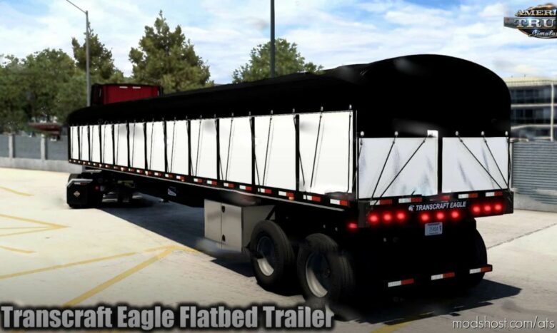 ATS Mod: Transcraft Eagle Flatbed Trailer V1.3 1.41.X (Featured)