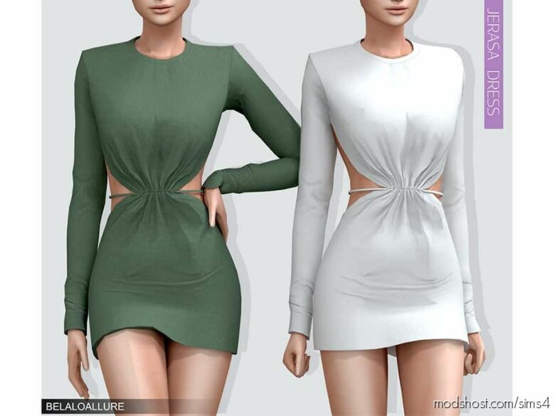 Sims 4 Clothes Mod: Jerasa Dress (Featured)