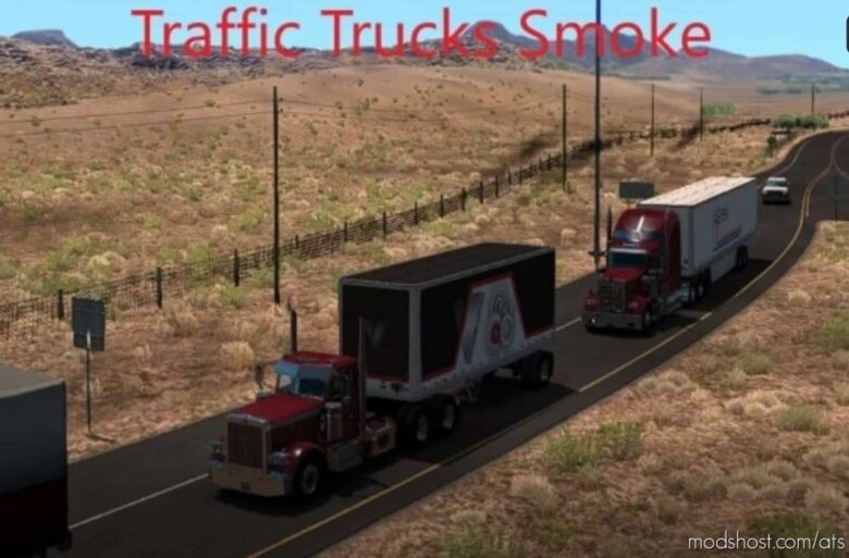 ATS Mod: Traffic Trucks Smoke V1.5 (Featured)