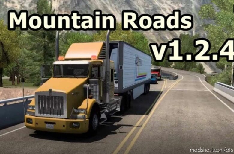 ATS Map Mod: Mountain Roads V1.2.4 (Featured)