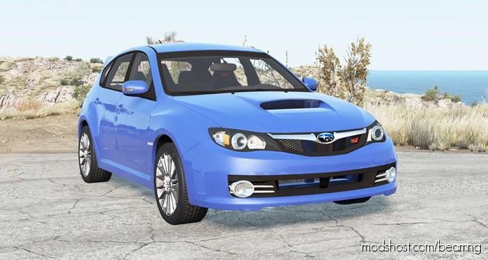 BeamNG Subaru Car Mod: Impreza WRX STI (GRB) 2008 (Featured)